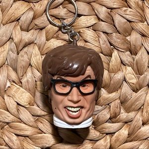 VINTAGE 1990s TALKING AUSTIN POWERS KEYCHAIN